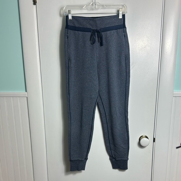 Lululemon Cool & Collected Jogger 28" Heathered Speckled True Navy Size 4 - Picture 2 of 12